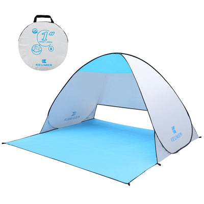 KEUMER Anti UV plaj çadırı açık otomatik anında kolay