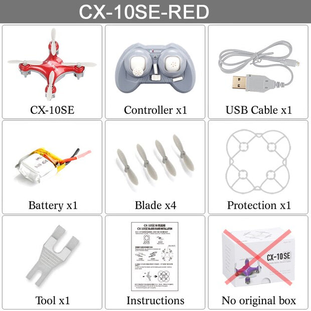 Cheerson CX-10SE Mini cep Drones uzaktan