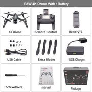 MJX B5W GPS Drone 4K HD kamera fırçasız