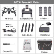 MJX B5W GPS Drone 4K HD kamera fırçasız