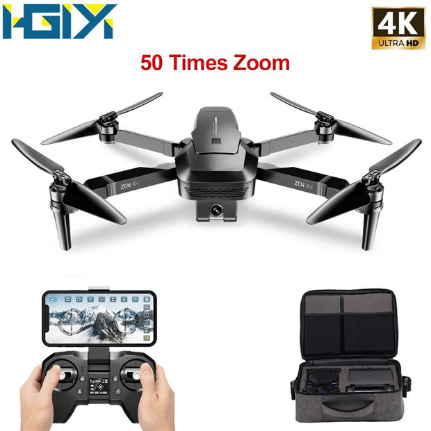 HGIYI ZEN K1 GPS RC Drone ile 50 kez Zoom