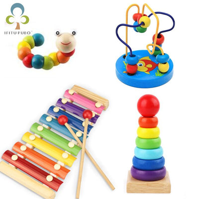 Montessori ahşap oyuncaklar çocukluk eğitici