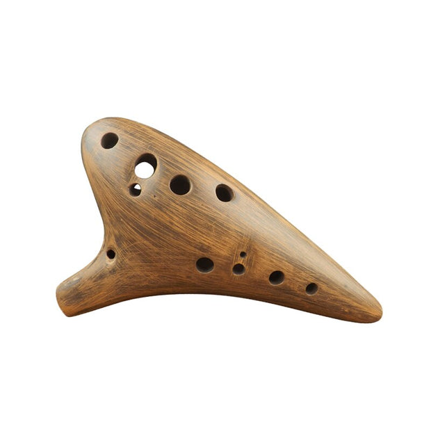 12 delik Retro AF Ocarina Alto F ton